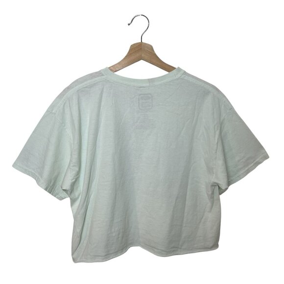 FORD Official Vintage Mustang Crop Top Tee Shirt Size Medium Large Graphic Retro - Picture 3 of 8